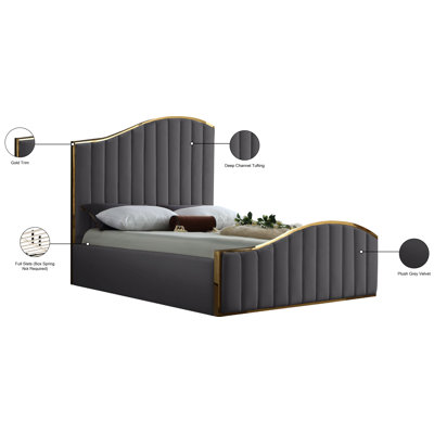 Mercer41 Wulff Upholstered Platform Bed & Reviews | Wayfair